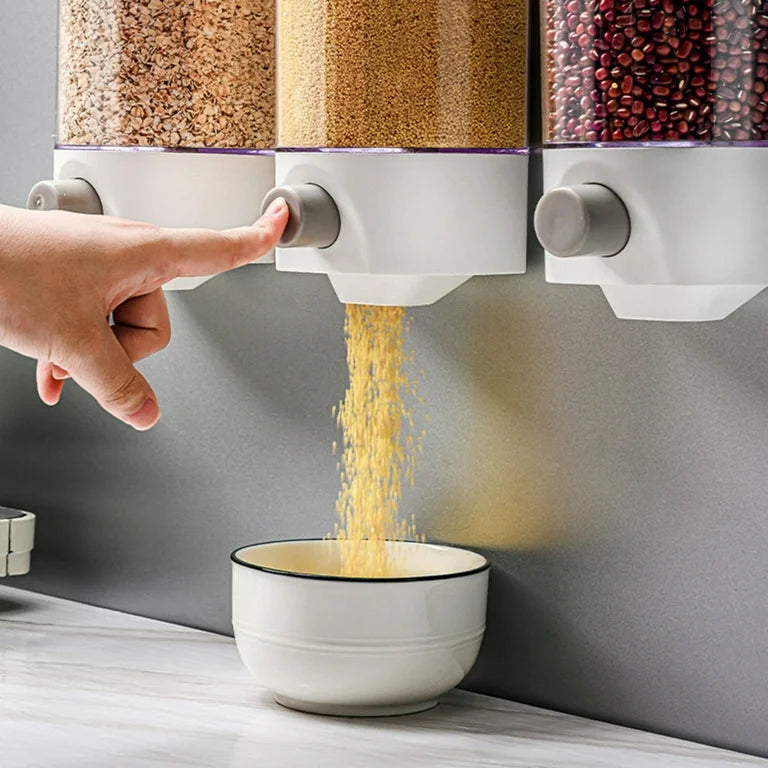 Self Adhesive Cereal Dispenser - Wall Mounted
