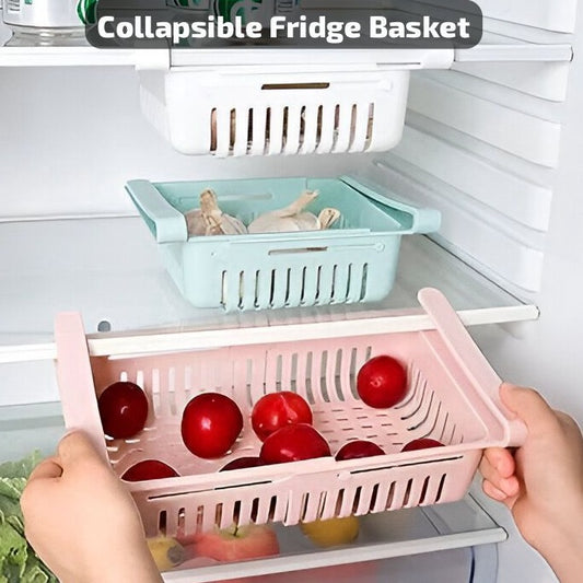 Collapsible Fridge Baskets - Set of 3