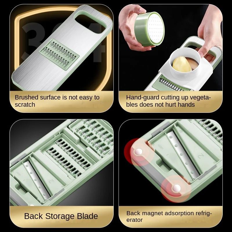 5-in-1 Vegetable Stainless Steel Cutter