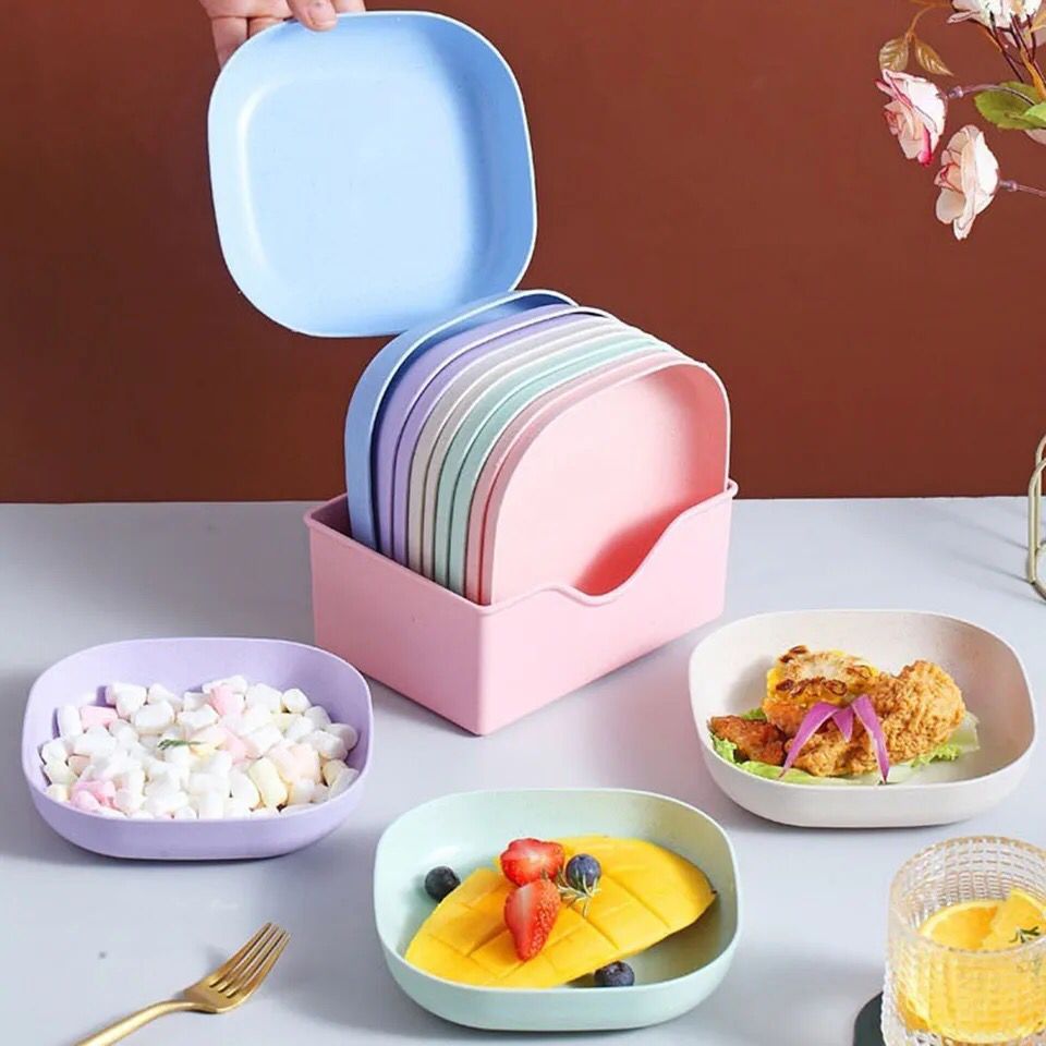 Fancy Plates with Plates Stand