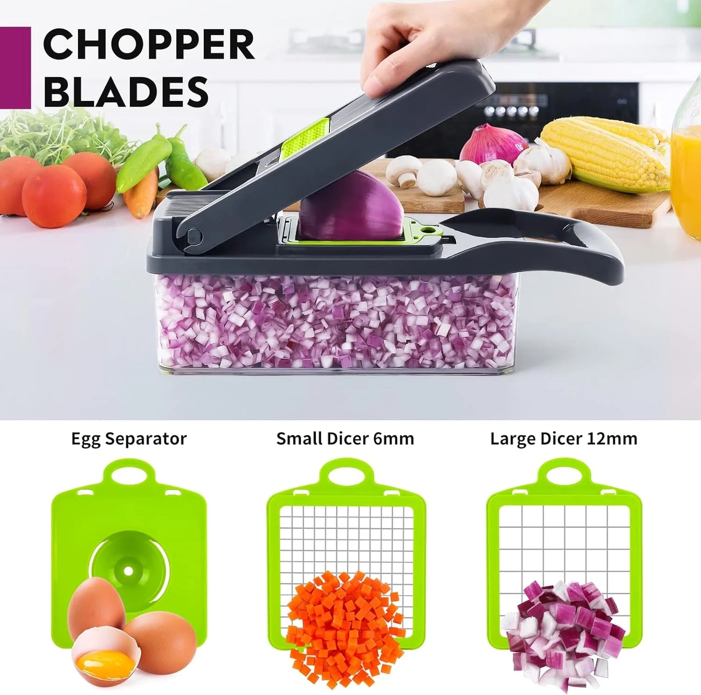16 in 1 - Vegetable Chopper