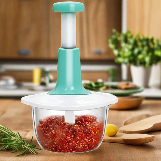 1.5 Liter Kitchen Handy Push Vegetable Chopper