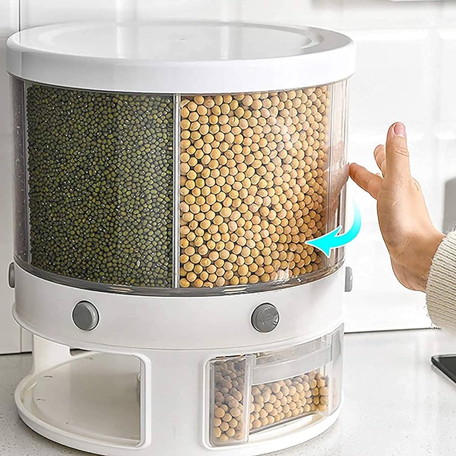 Rotating Rice/Cereal Dispenser