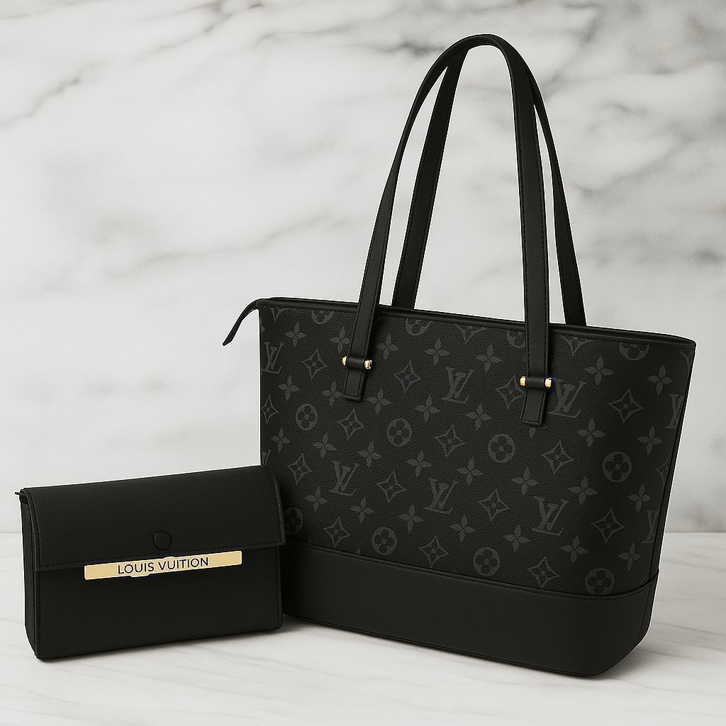 LV Tote Bag with Clutch Wallet
