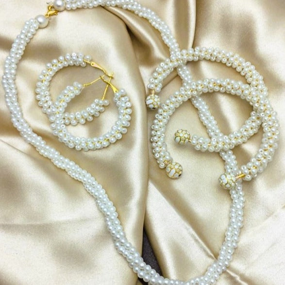 Formal Mala Set - Earrings and Bangles