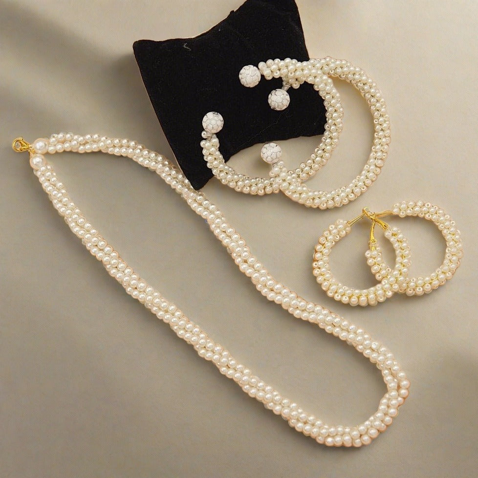 Formal Mala Set - Earrings and Bangles
