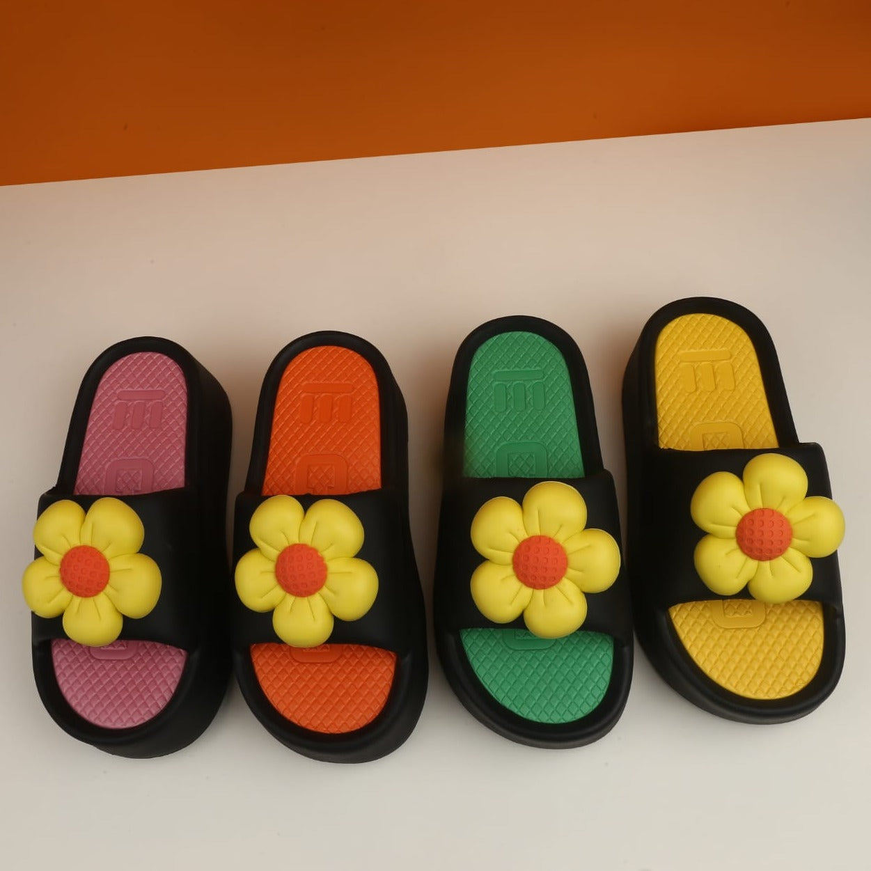 Ladies Sunflower Slides