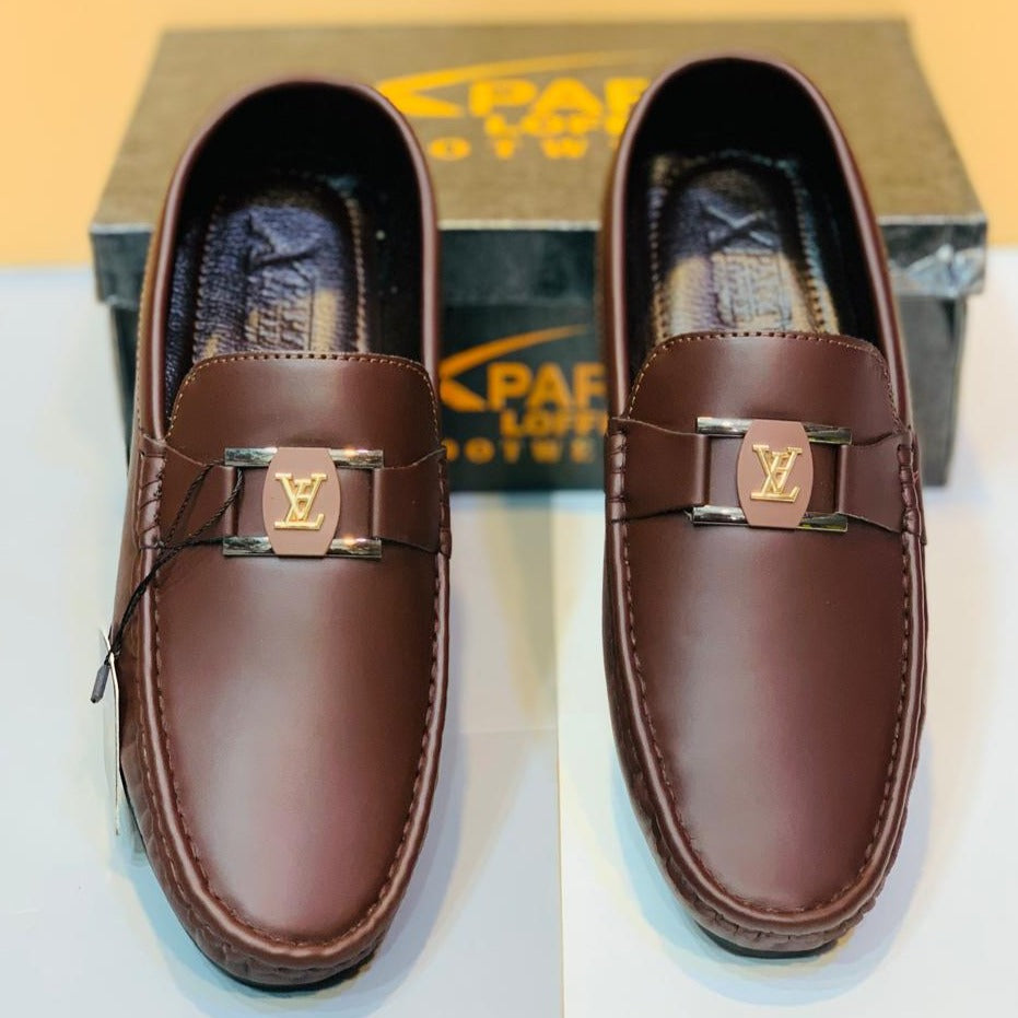 LV Leather Men's Loafer Shoes