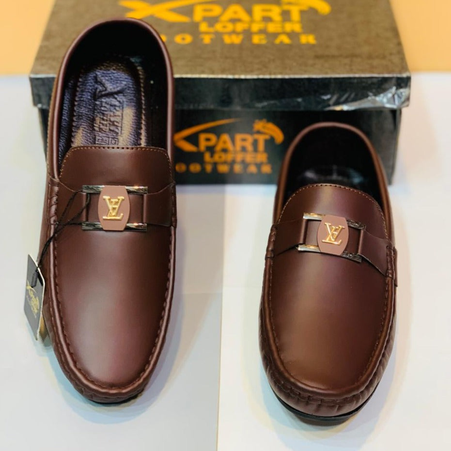 LV Leather Men's Loafer Shoes
