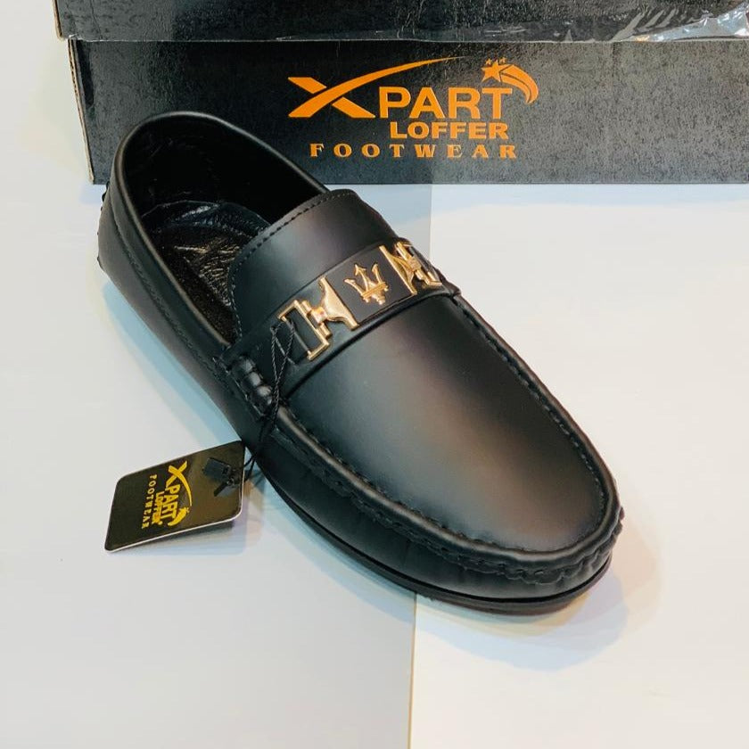 Crown Leather Men's Loafer Shoes