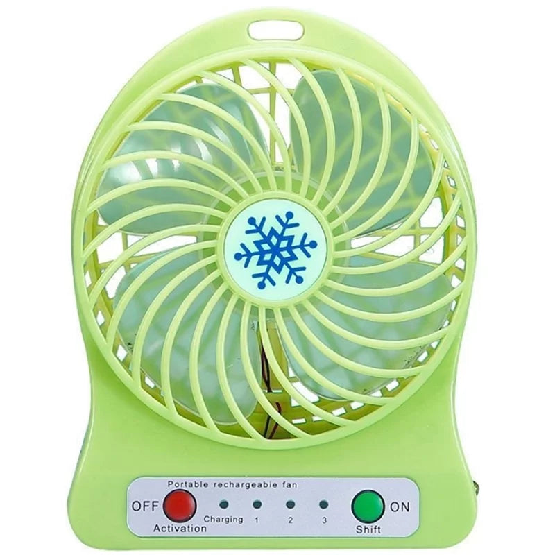 Mini Rechargeable Fan with Speed Control