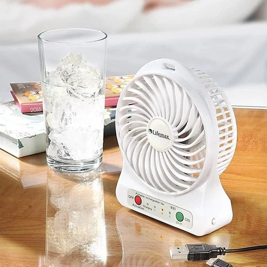 Mini Rechargeable Fan with Speed Control