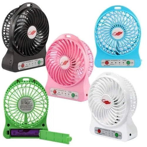 Mini Rechargeable Fan with Speed Control