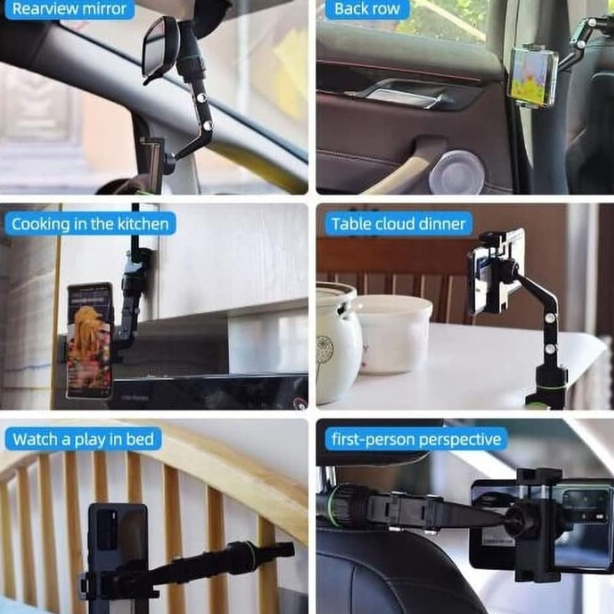 Car RearView Mobile Phone Holder