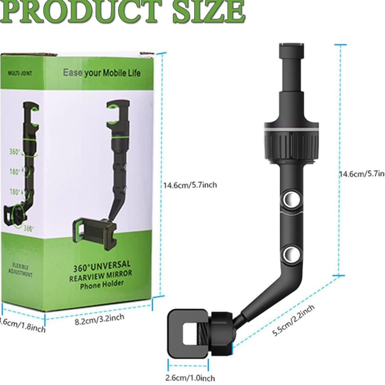 Car RearView Mobile Phone Holder