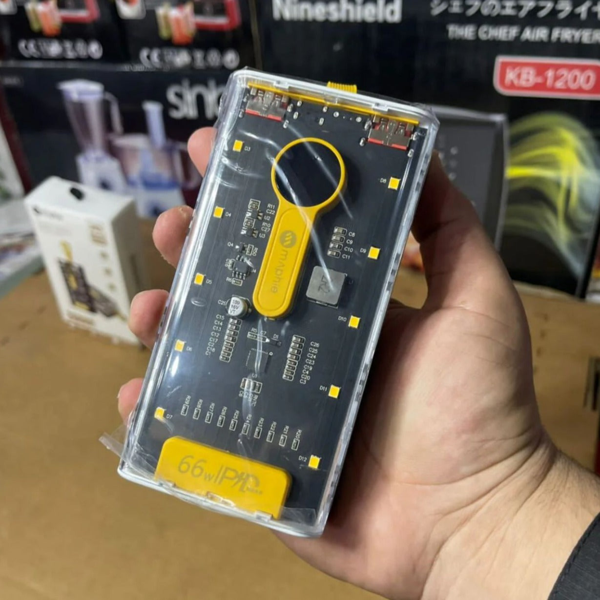 Transparent 20000mAh Fast Charging PowerBank