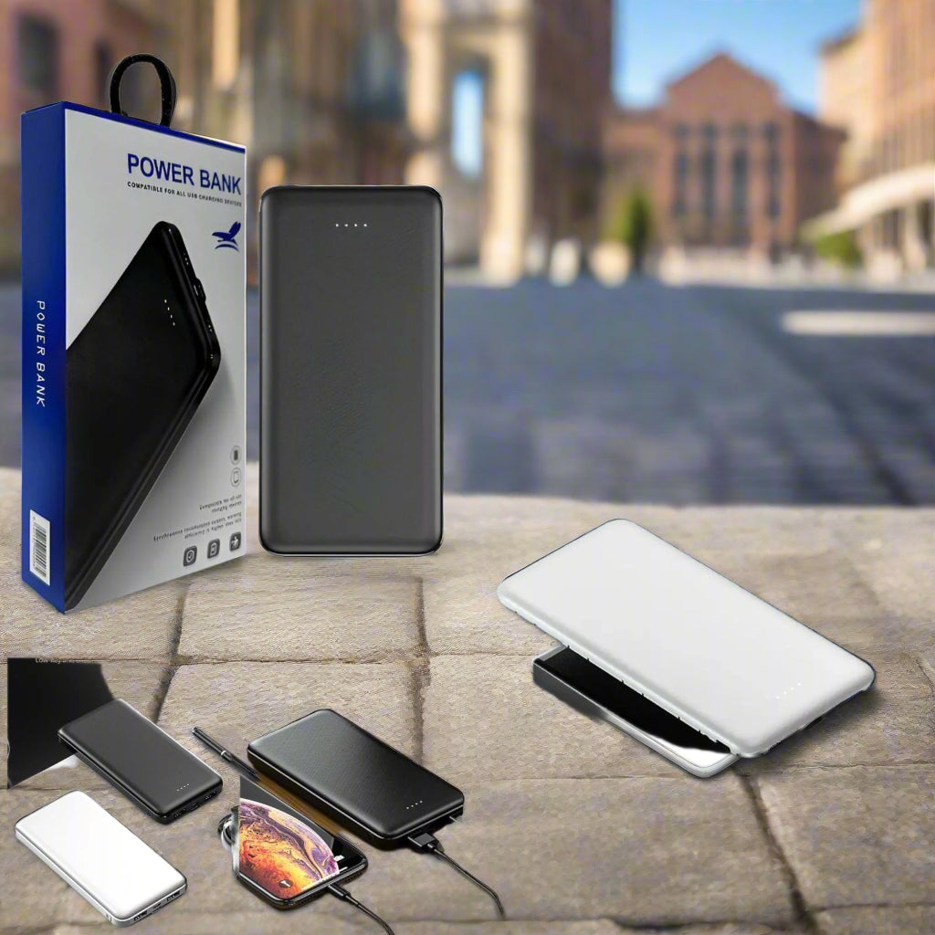 Wired 20,000mAh PowerBank with Dual Input/Outputs