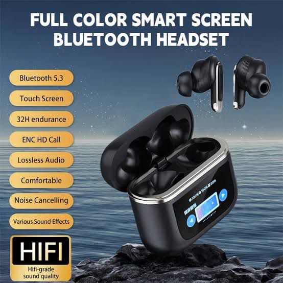 LCD EarBuds with Noise Cancellation