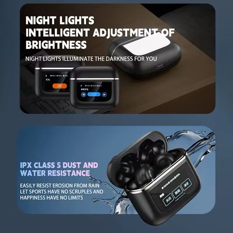 LCD EarBuds with Noise Cancellation