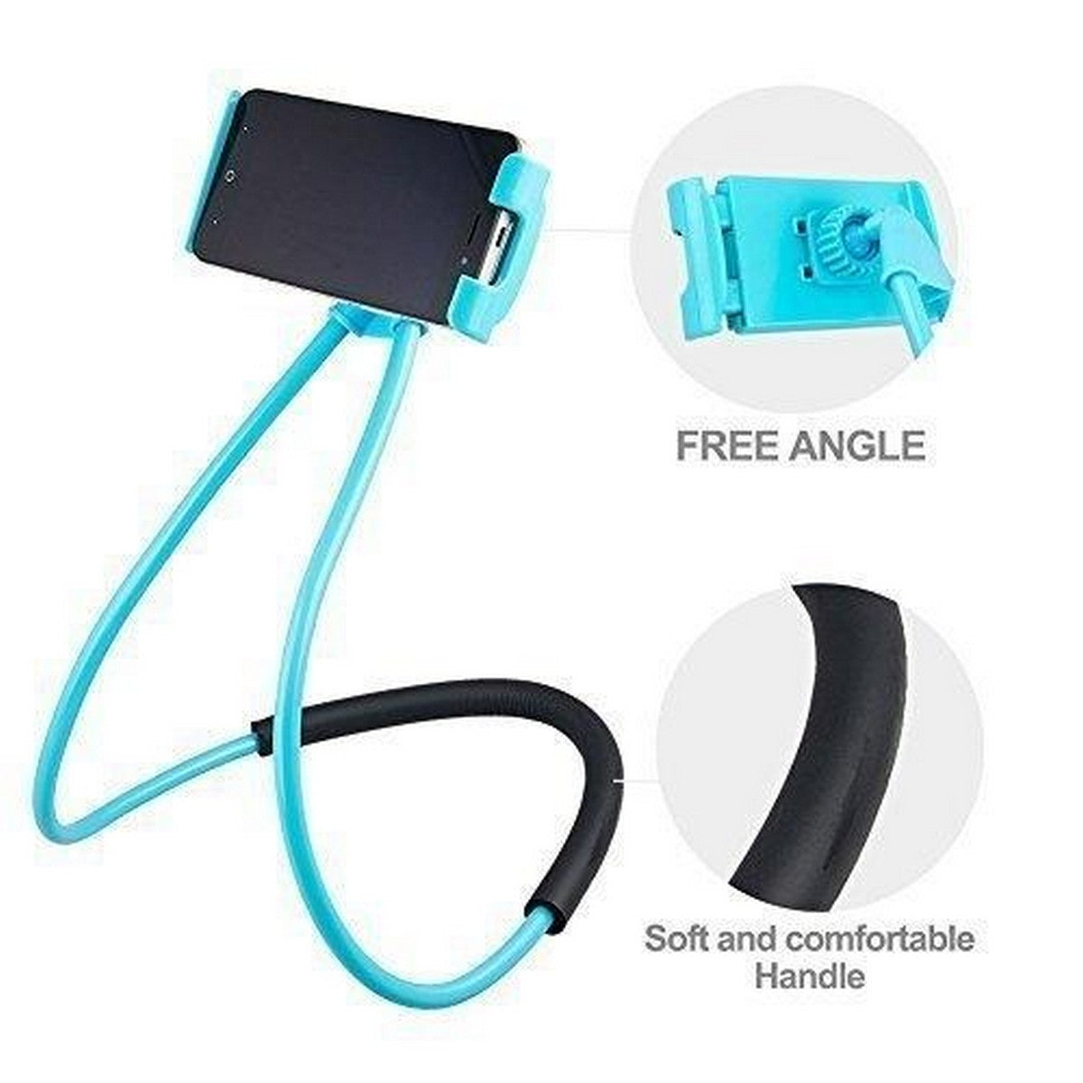 Foamic Coated Metal Wire Neck/Table Mobile Stand - Flexi-Hold