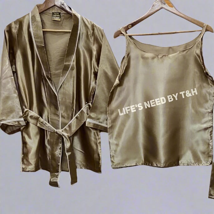 Silk Robe Set