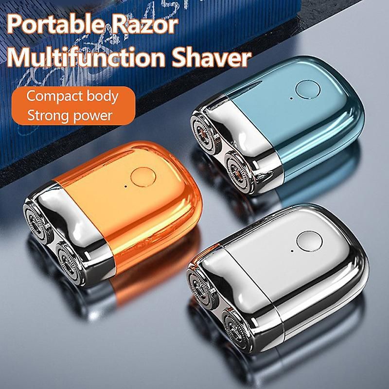 Portable Mini Magnetic Double Head Shaver