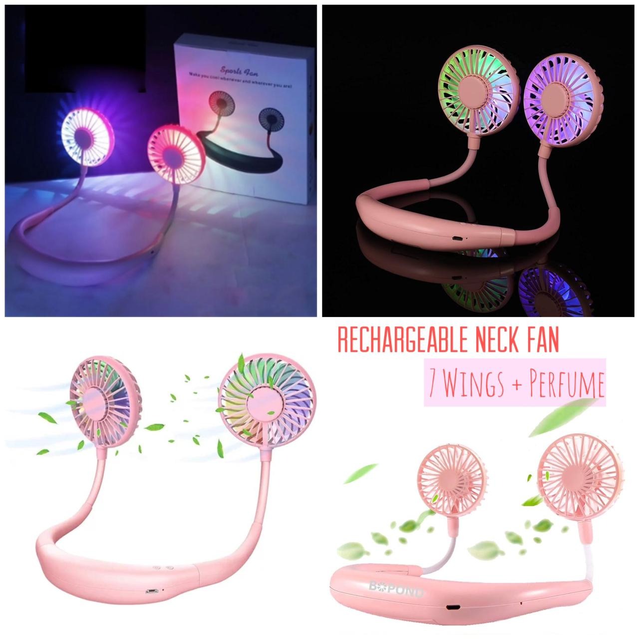 Rechargeable Flexible Neck Fan