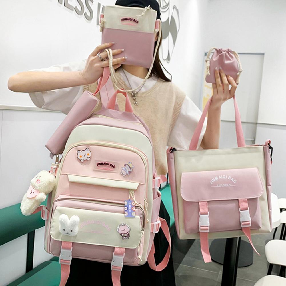 Imported Bag Set 5 Pcs For Girls