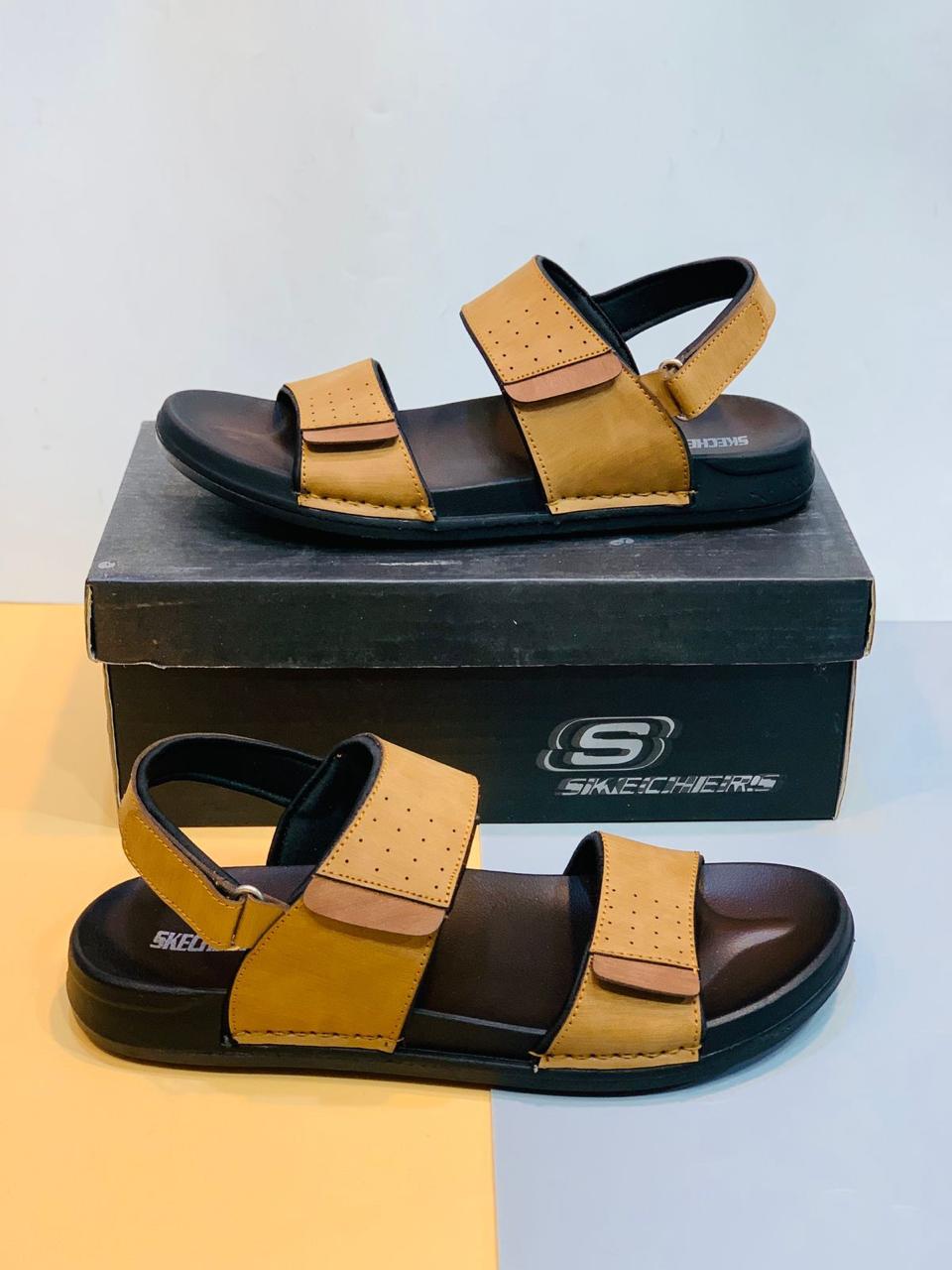 Skechers Men Leather Sandals China Material