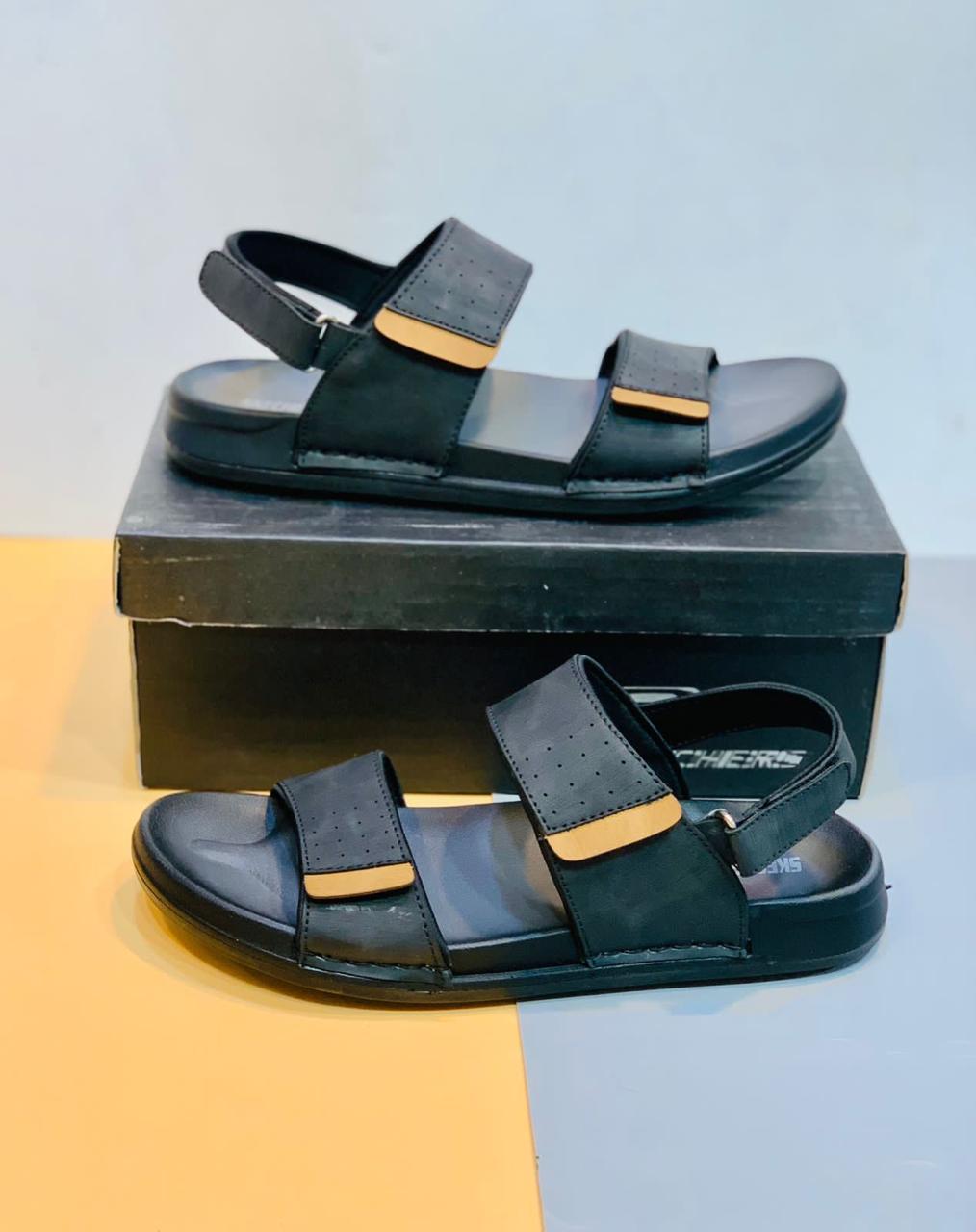 Skechers Men Leather Sandals China Material