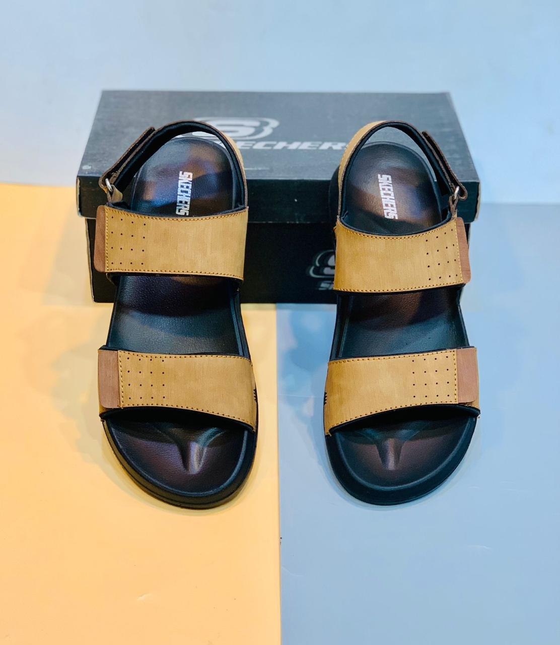 Skechers Men Leather Sandals China Material