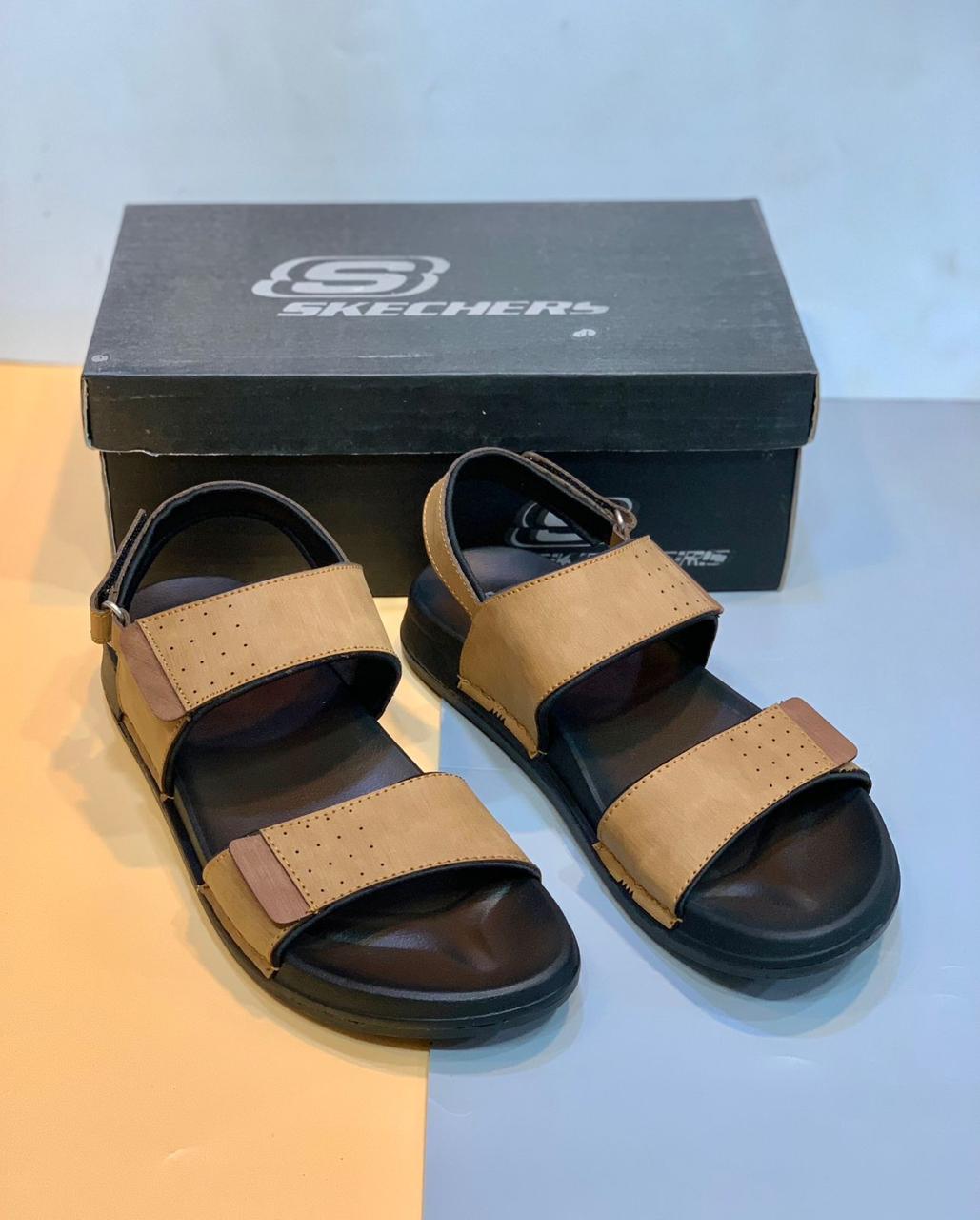Skechers Men Leather Sandals China Material