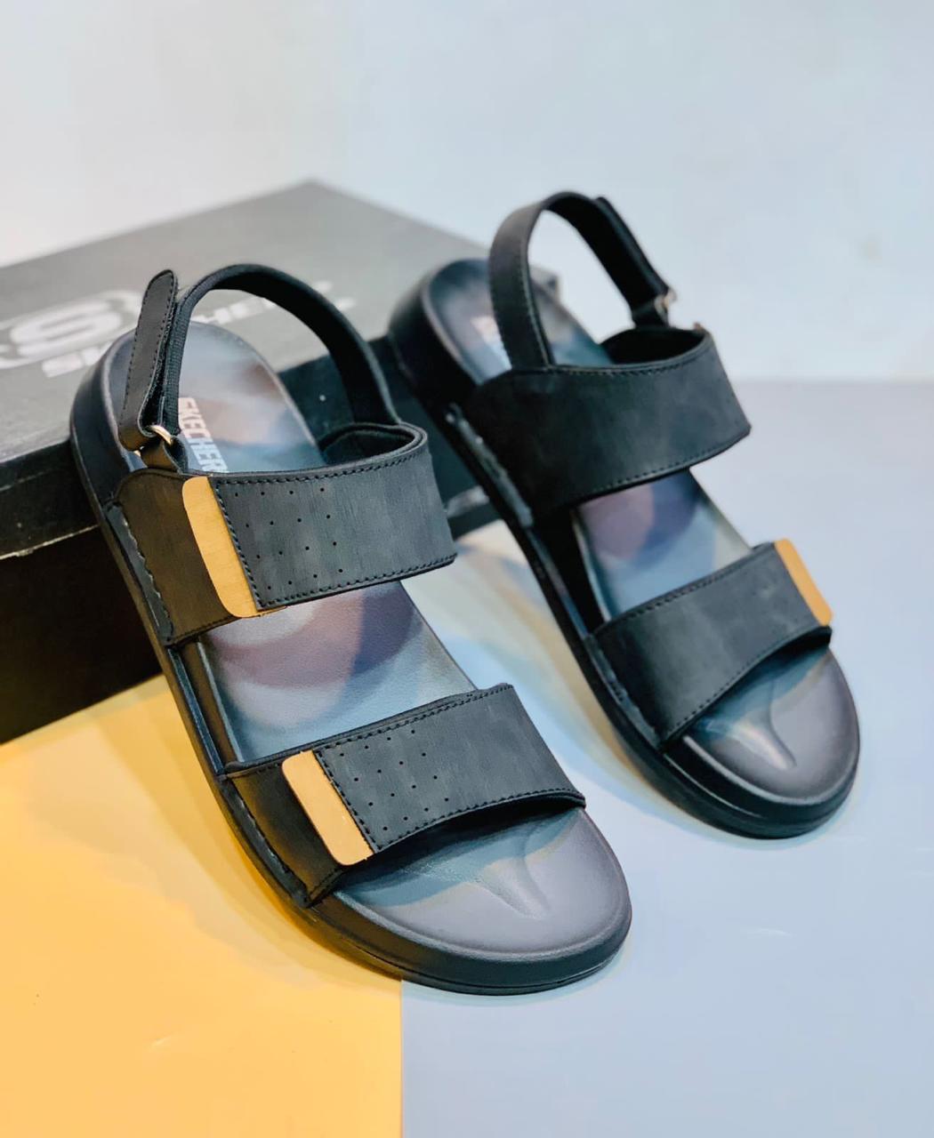 Skechers Men Leather Sandals China Material