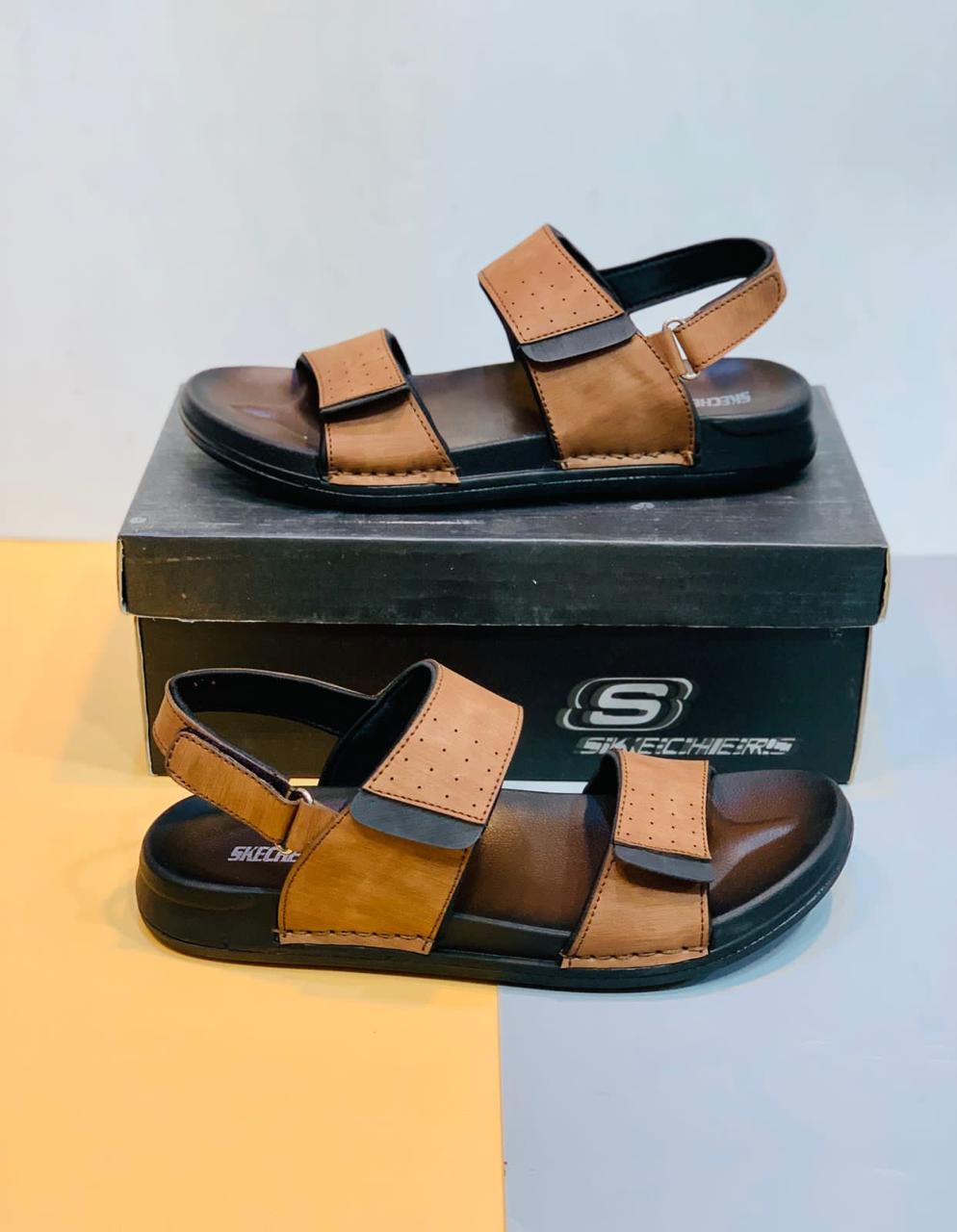 Skechers Men Leather Sandals China Material