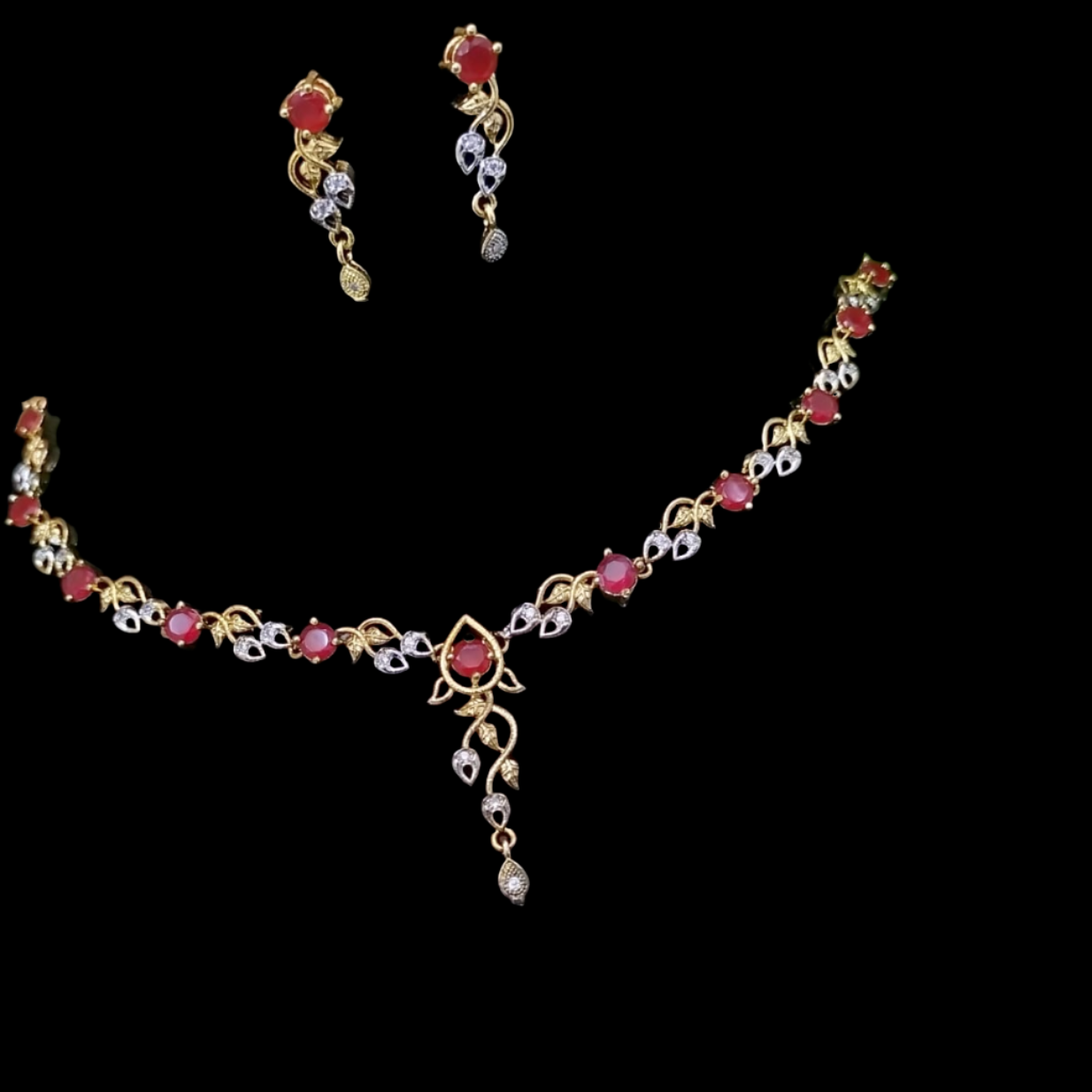 Ladies Indian Gold Plated Locket Set