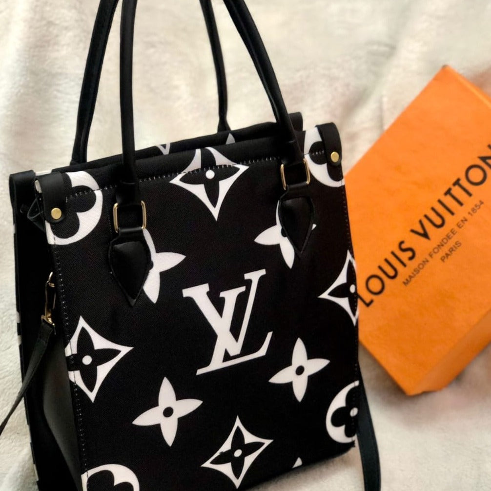 Louis Vuitton-Inspired Women's Huge Size Bag with Long Strap