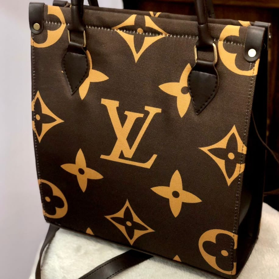 Louis Vuitton-Inspired Women's Huge Size Bag with Long Strap