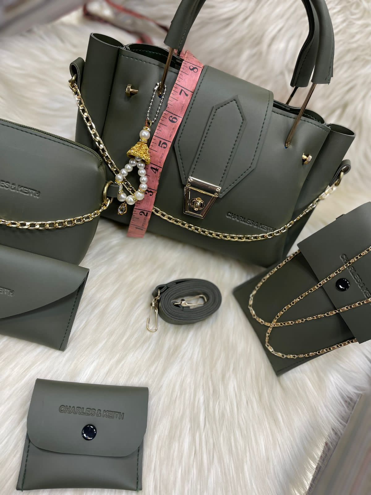 Charles & Keith 5 Pcs Bag Set