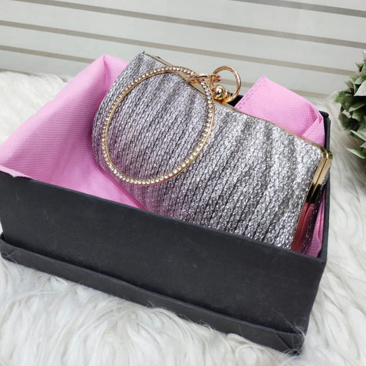 Formal Shimmery Clutch