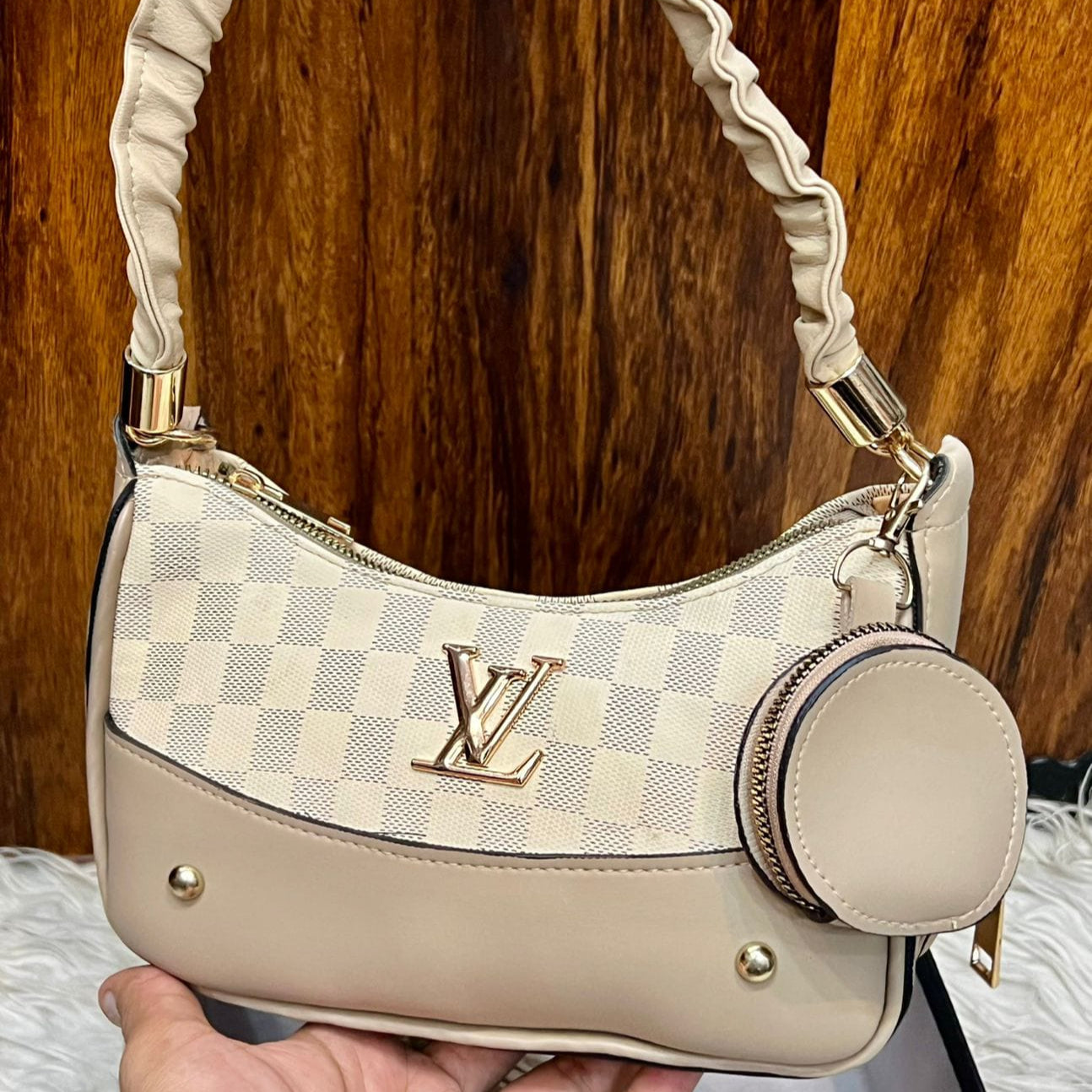 Louis Vuitton Crossbody Bag - with Cute Coin Pouch