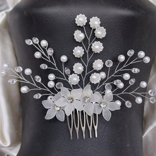 Pearl Hair Brooch