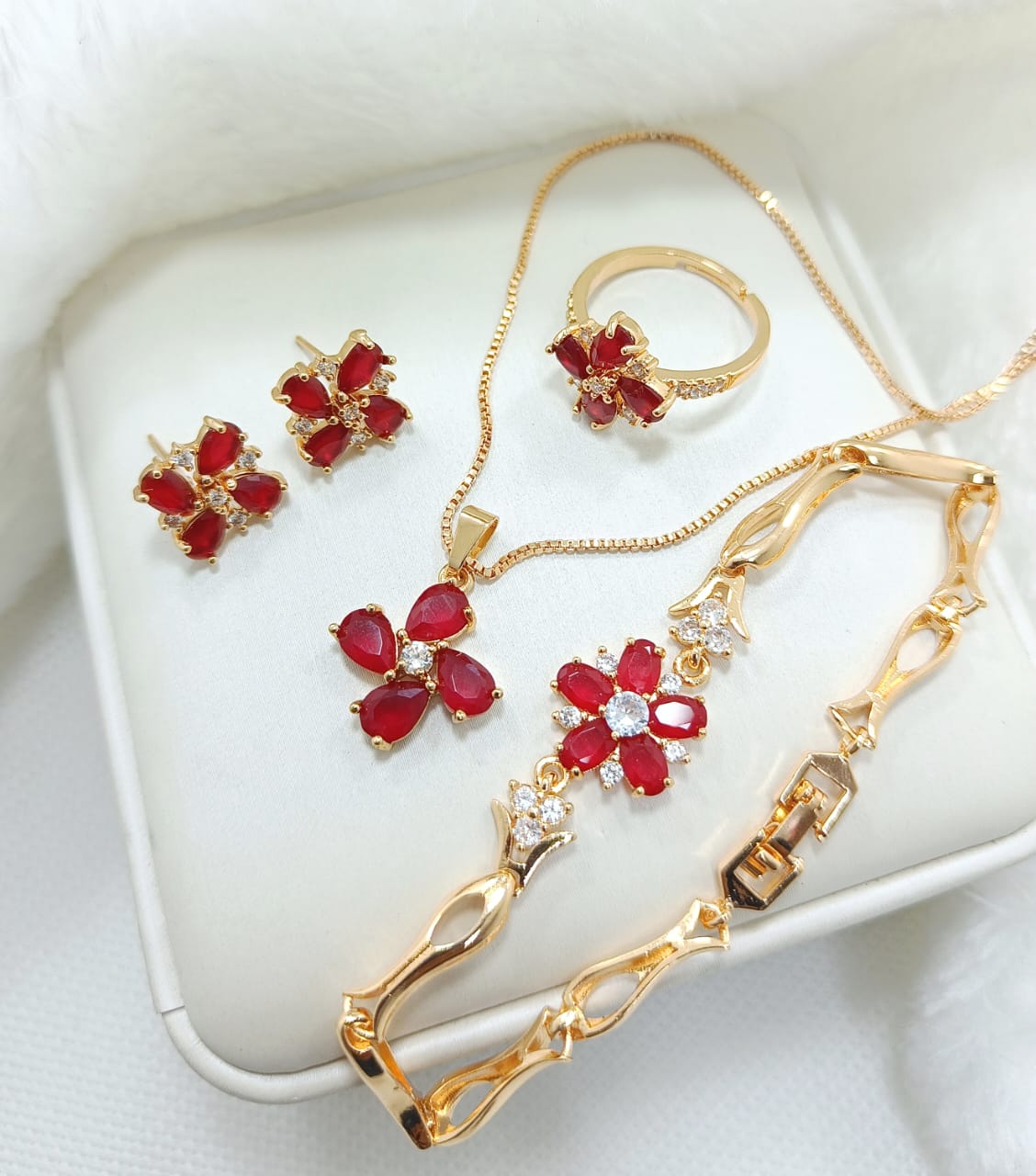 Colorful Zirconia Collection - Vibrant Elegance