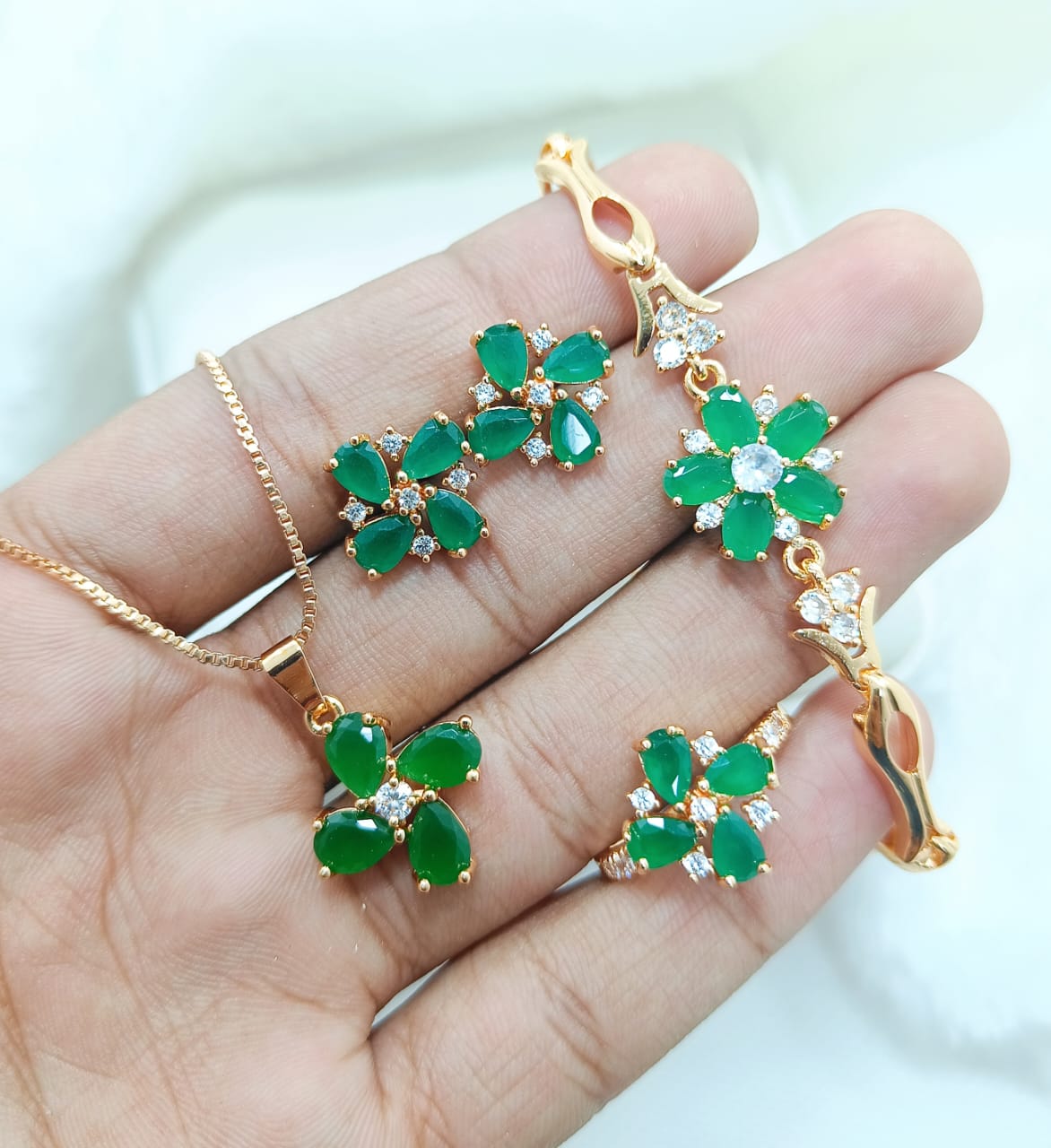 Colorful Zirconia Collection - Vibrant Elegance
