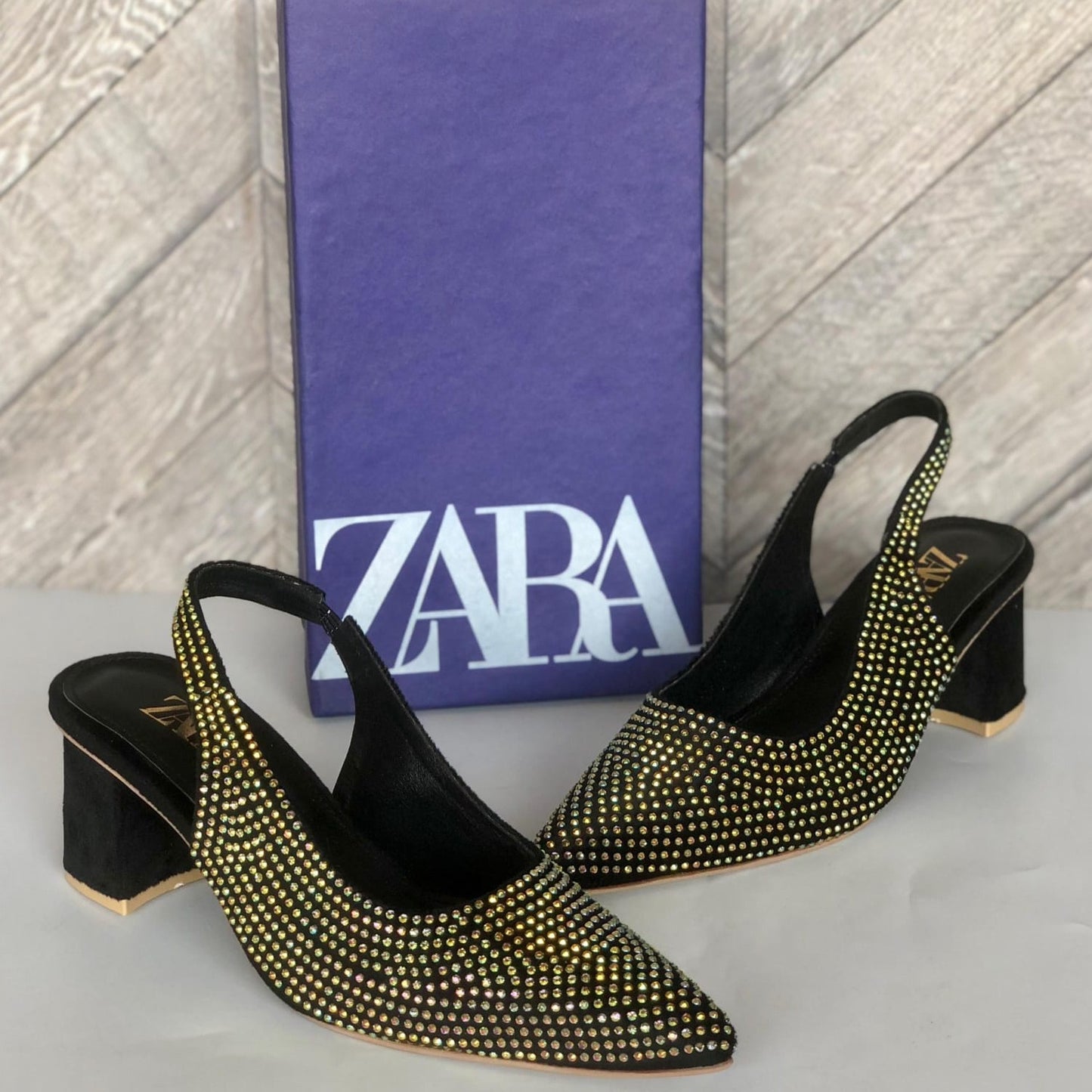 ZARA Shiny Heels