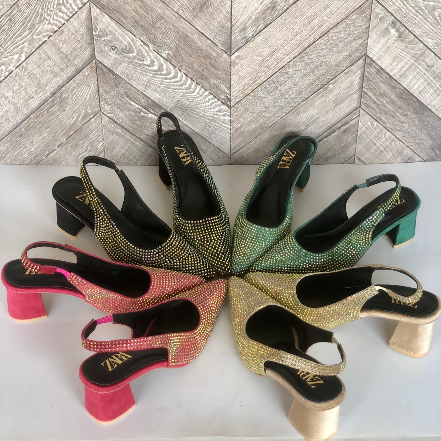ZARA Shiny Heels