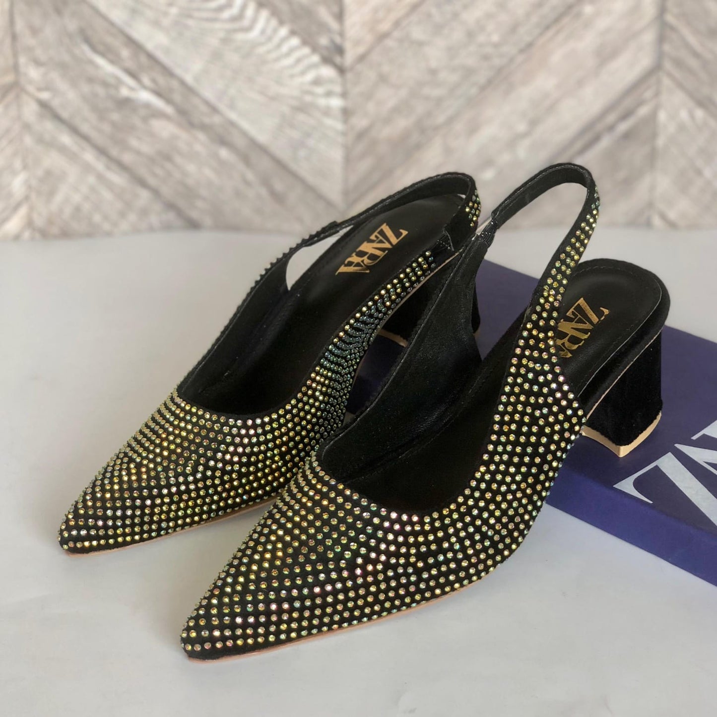 ZARA Shiny Heels