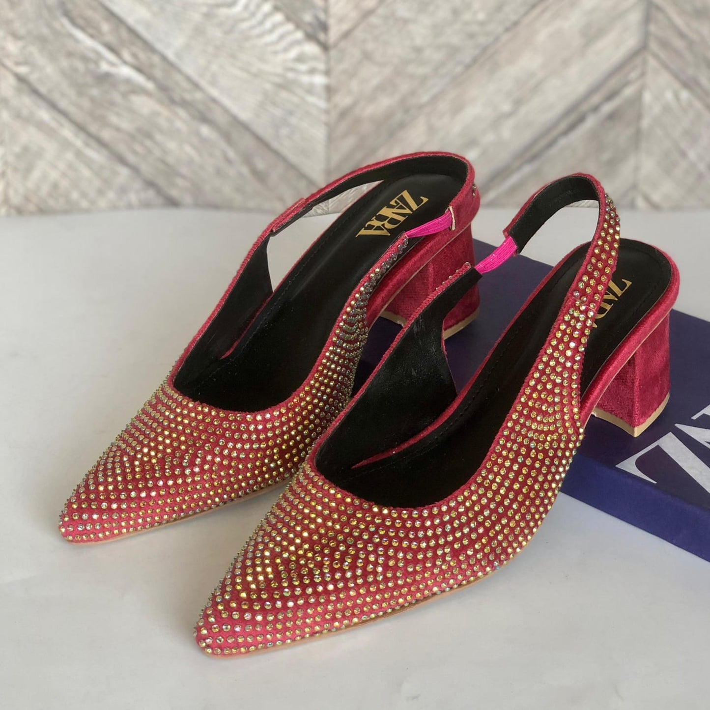 ZARA Shiny Heels