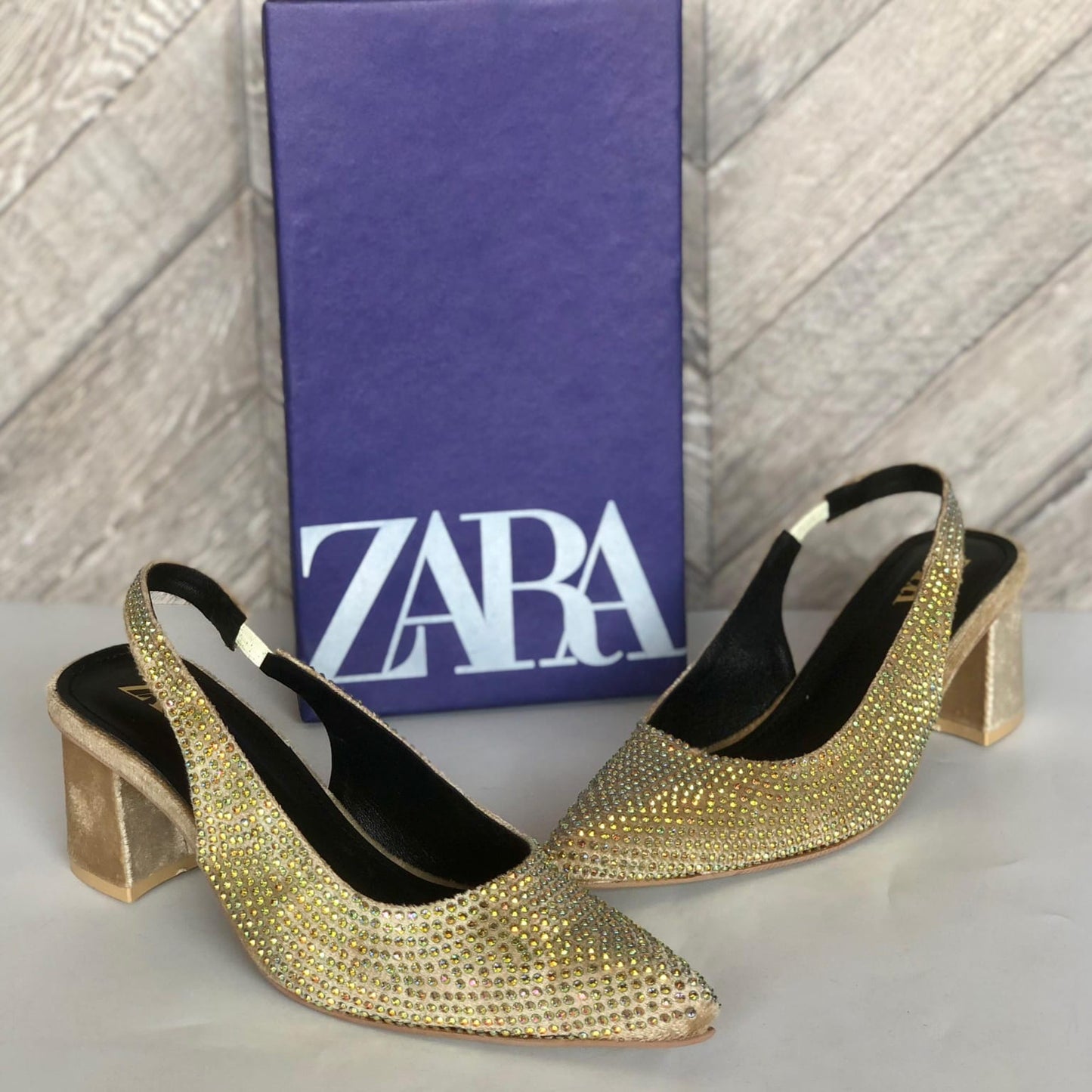ZARA Shiny Heels