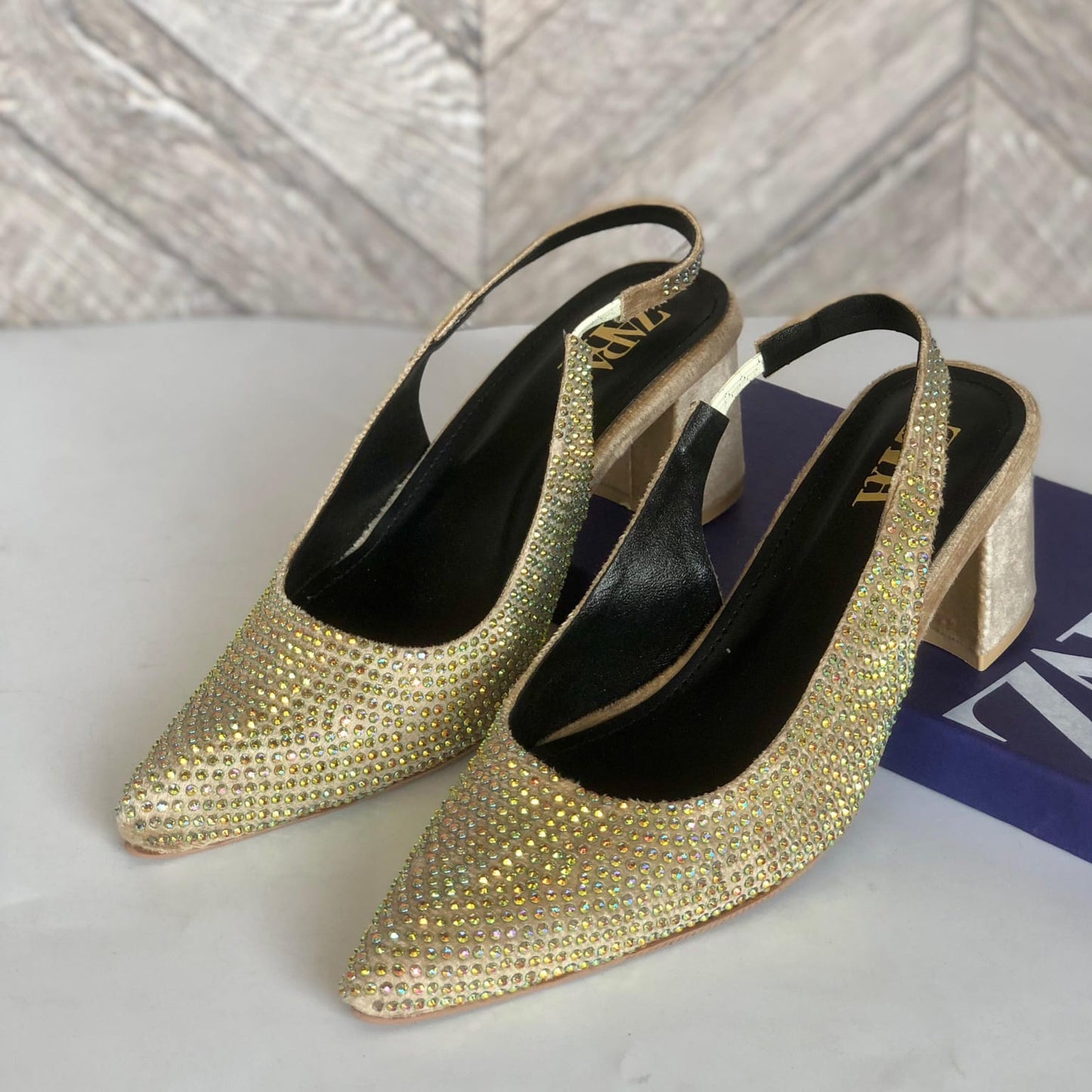 ZARA Shiny Heels