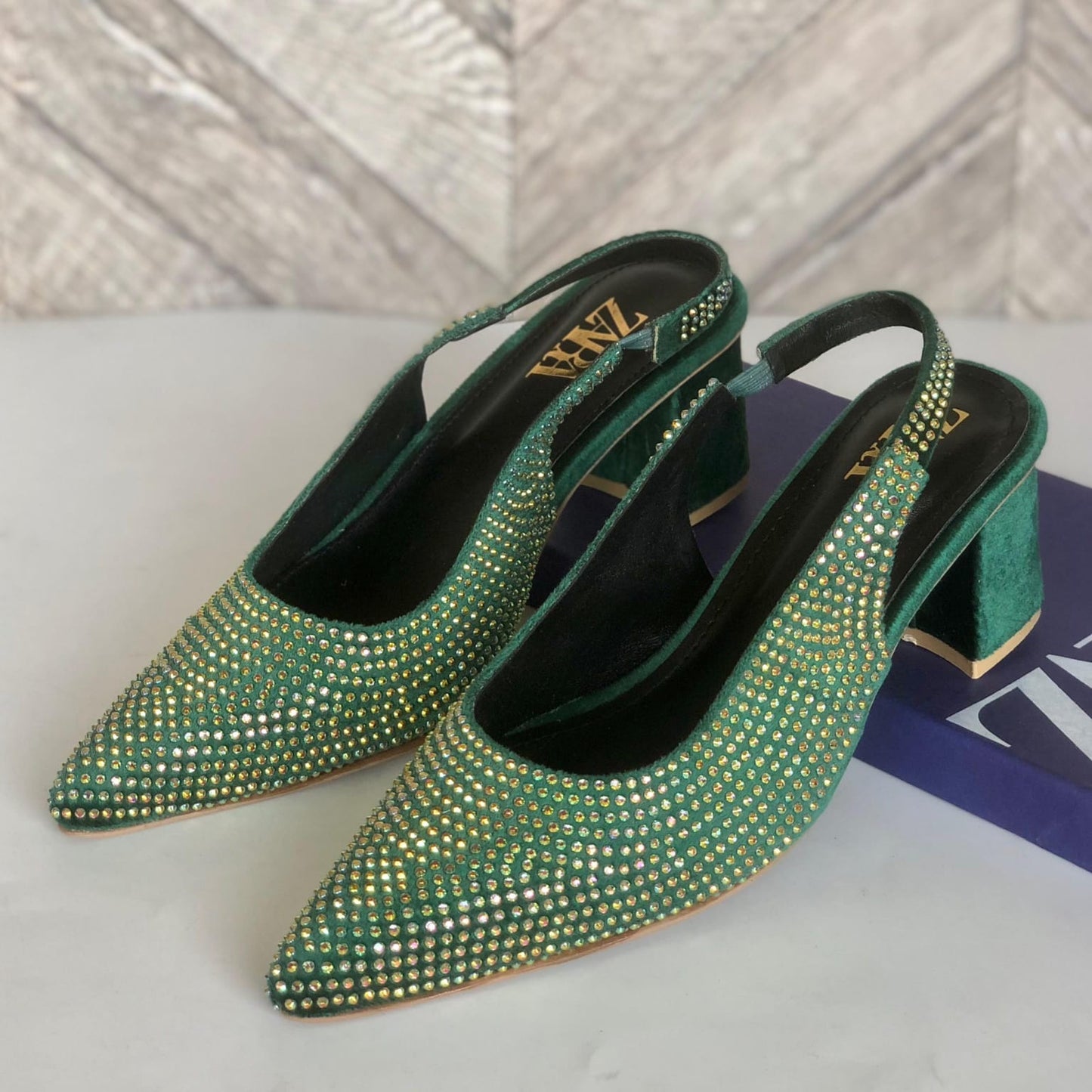 ZARA Shiny Heels